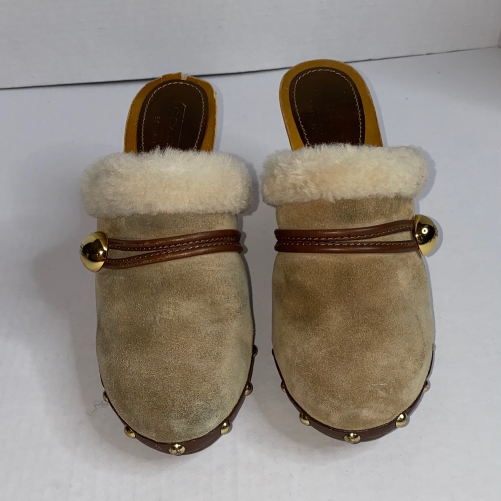 Coach Ivanka studded clog mules with chunky heel - Picture 2 of 16